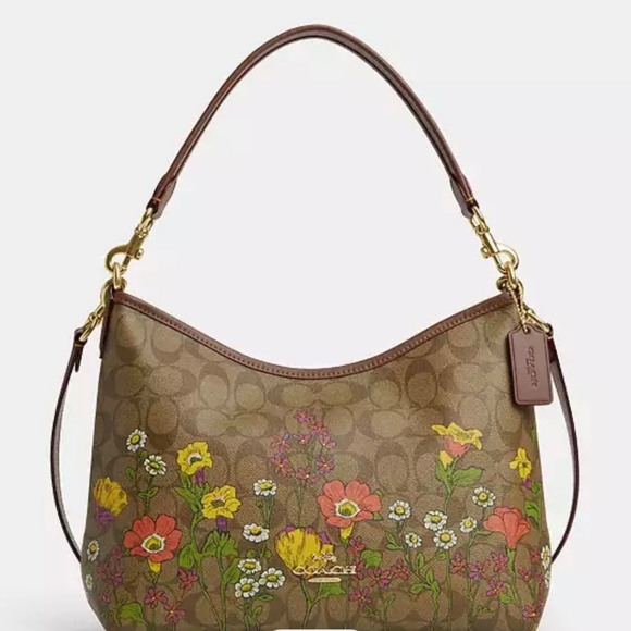 Coach Laurel signature floral shoulder bag set - Picture 10 of 16
